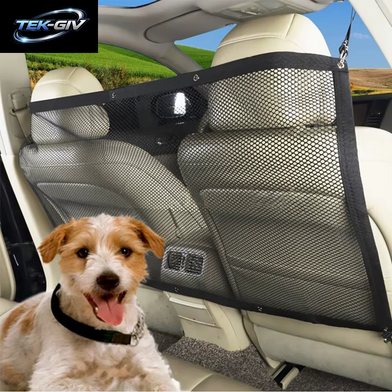 Auto Pet Isolation Netto Reise Zaun Sicherheit Schutz Net Hinten Sitz Anti-Scratch Barriere Universal Für Katzen Und Hunde