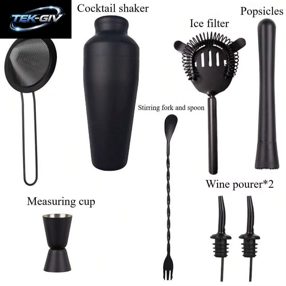 Cocktail-Shaker-Set, Bar-Set, Cocktail-Set Zum Mischen Von Getränken, Professionelle Bar-Werkzeuge Und Bar-Werkzeuge Für Getränke Zu Hause, Barkeeper-Set