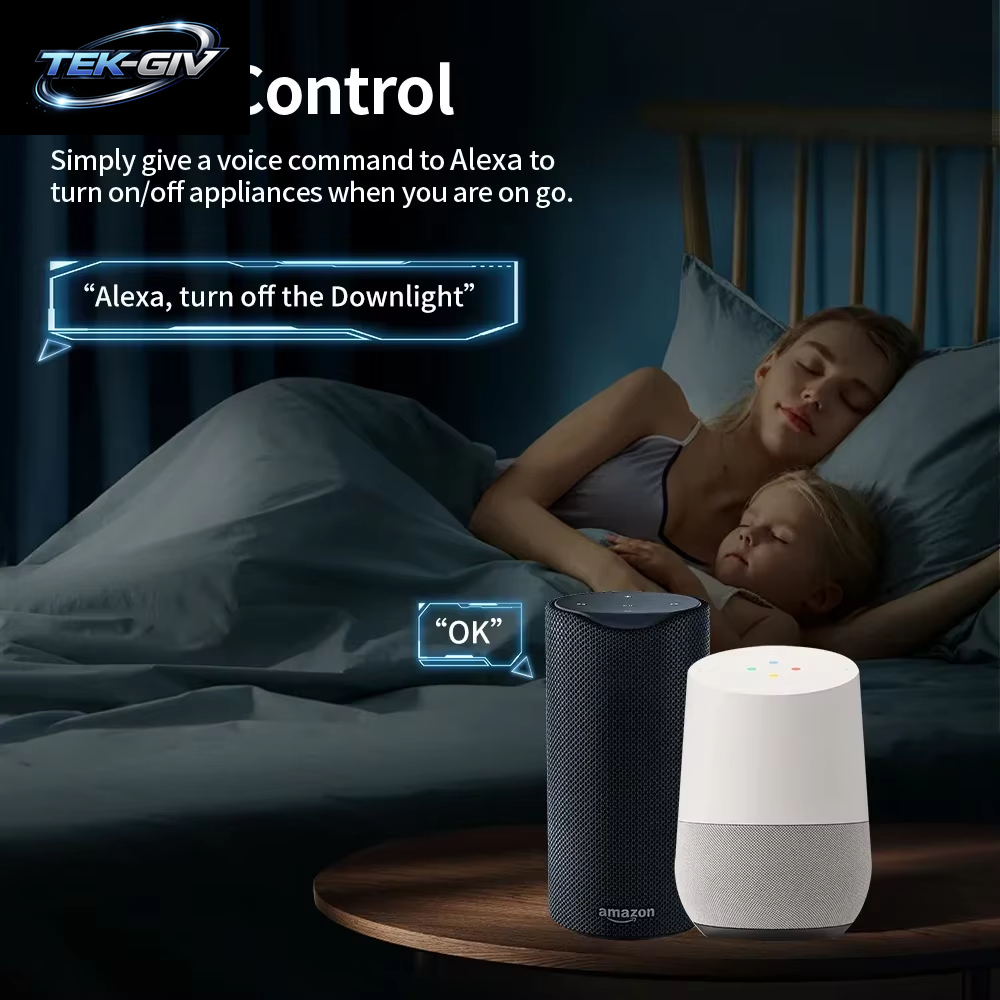 TNCE Tuya Wifi/Zigbee Smart Plug16A/20A EU Smart 2 Steckdosen in 1 Mit Stromüberwachung Und Timing-Funktion, Kompatibel Mit Alexa Und Google Home