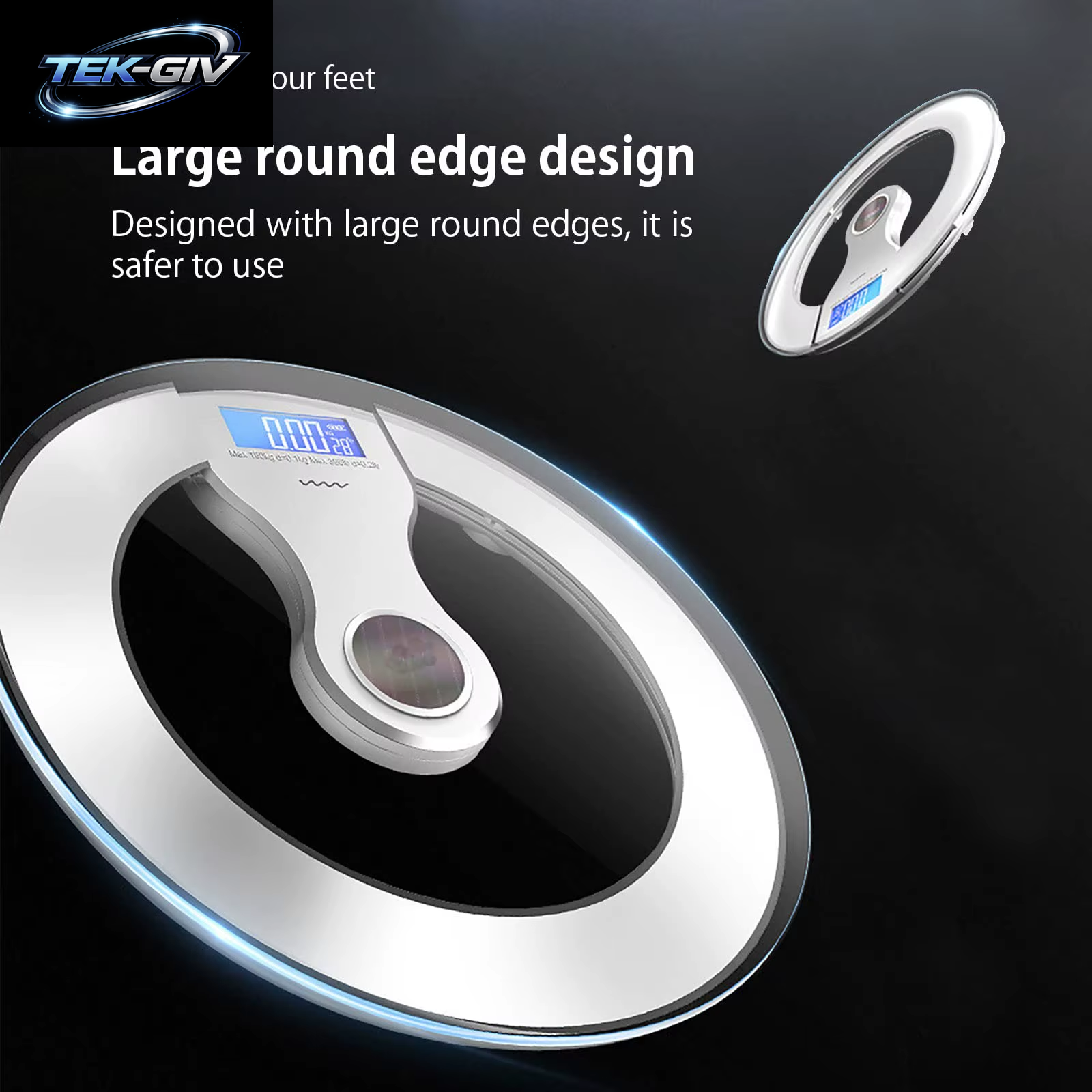 Intelligente Waage Bluetooth Lcd-Anzeige Leichte Energie Automatische Aufladung Wiederauf Ladbare Haus Gewicht Messen Fett Kalorien Waage