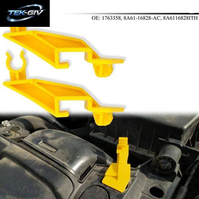 1PCS Auto Motoren Haube Unterstützung Bar Stütze Befestigung Basis Clips Für Ford Fiesta Auto Innen Zubehör 091011121314