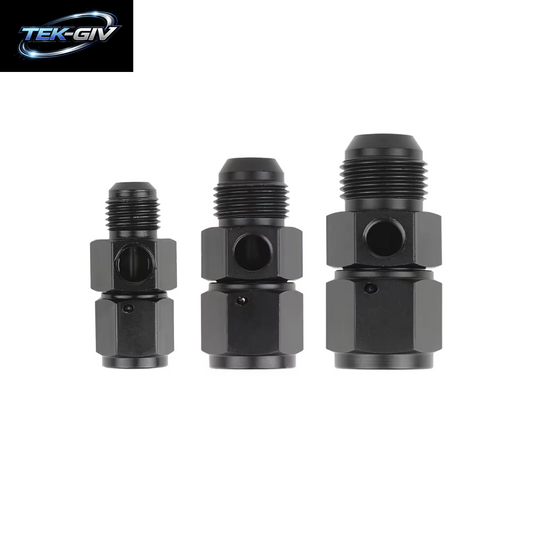 Universal Buchse Auf Stecker Flare Kraftstoffdruck Take off Schlauch Rohr Adapter Armaturen AN6/AN8/AN10 Mit 1/8 NPT Port