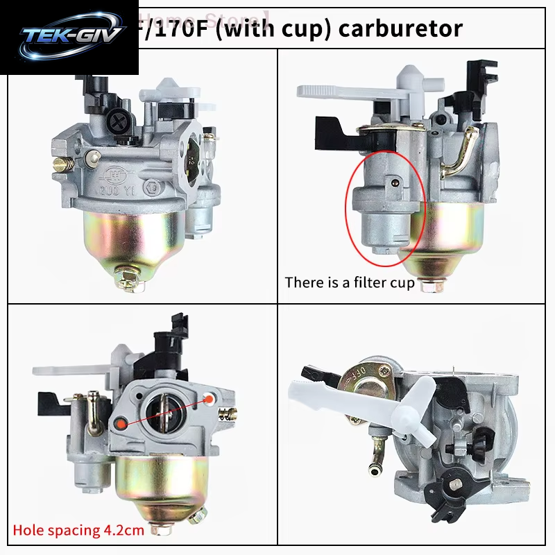 【M】1 Stück Motor Auto Vergaser Zubehör Vergaser Passend Für Motor Motor Für GX160 GX168F GX200 5,5 PS 6,5 PS + Kraftstoffrohrdichtung