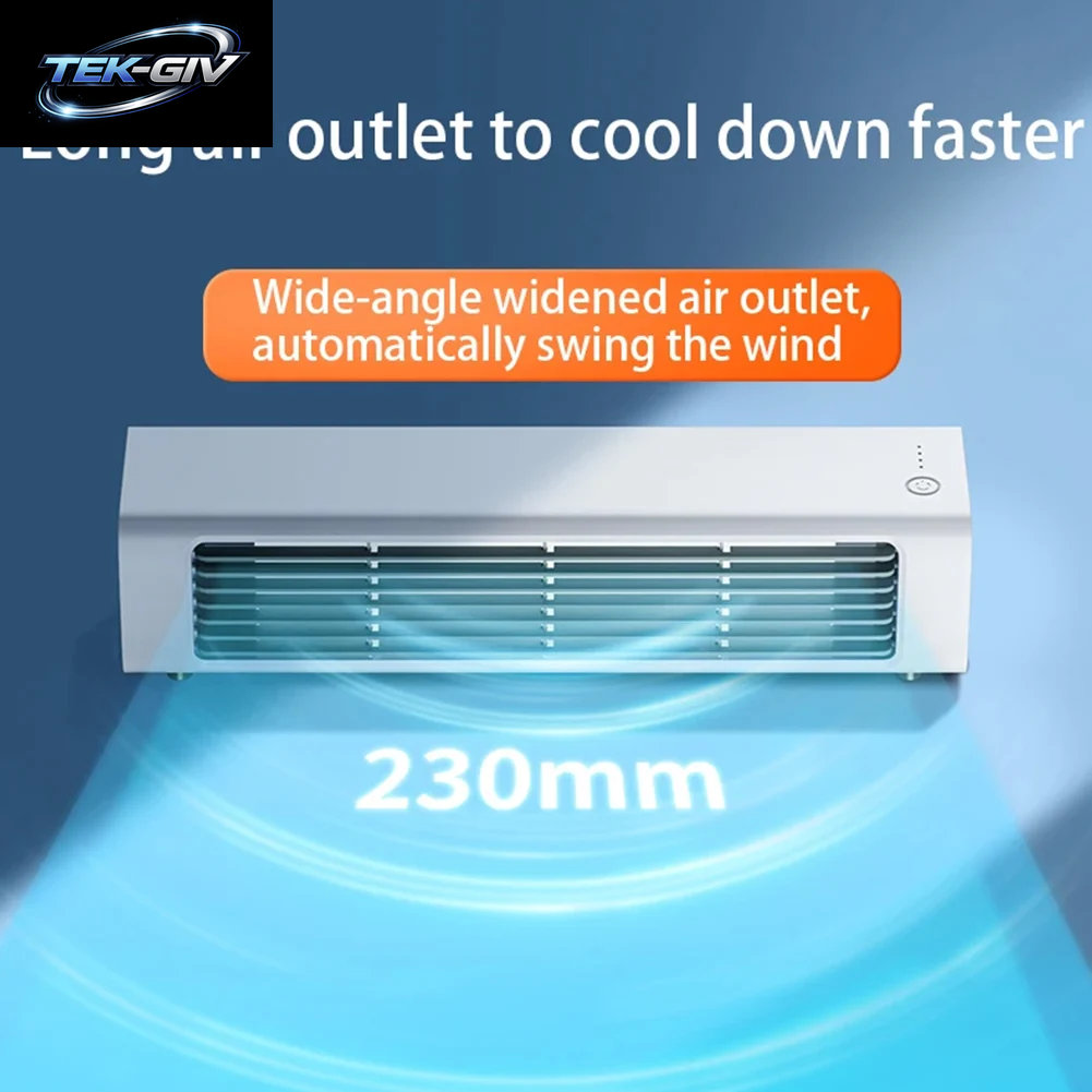 Wandmontierter Flügelloser Turmventilator, 3 Modi, Starker Wind, Luftkühler, Ventilator, Wandbehang, Klimaanlagenventilator Für Schlafzimmer, Wohnzimmer