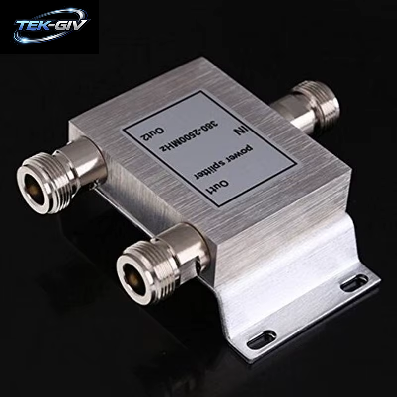RF Koaxial Splitter 1 Zu 2 Way Power Splitter 380-2500Mhz Signal Booster Divider N Weibliche 50Ohm Schnelle Verschiffen