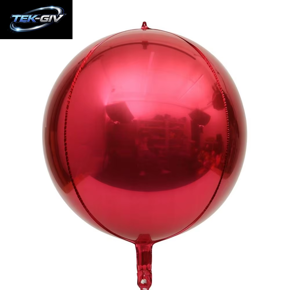 10 Stück Silberne 4D-Rundballons 10 18 22 32 Zoll Große Metallische Silberfolienballons Für Geburtstag, Hochzeit, Silberne Partydekorationen