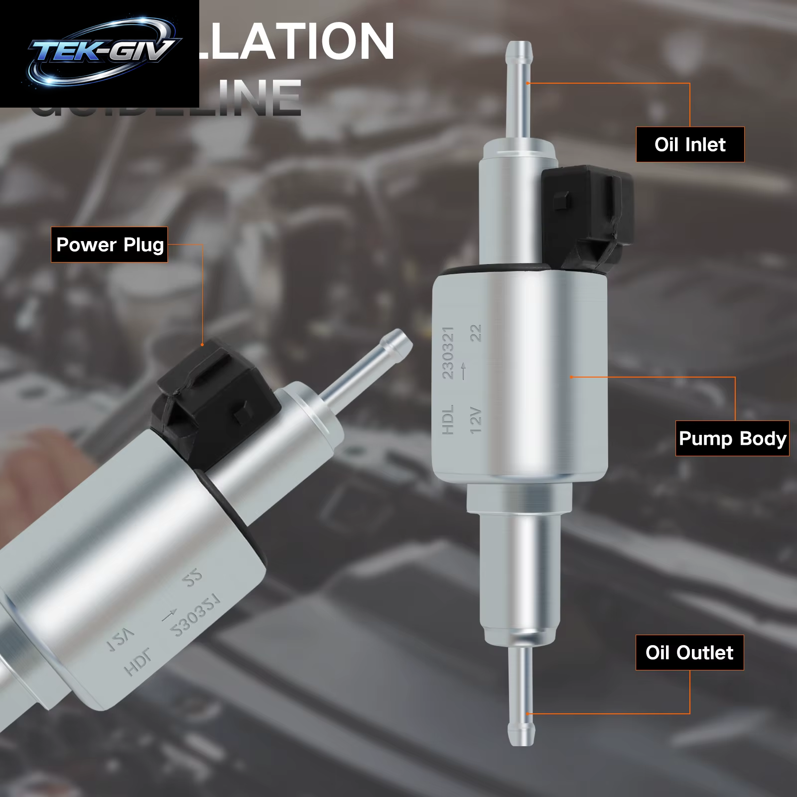 Auto Diesel Heizung Öl Kraftstoff Pumpe 12V 24V 22ML Geräuscharm Luft Heizung Parkplatz Kraftstoff Pumpe Puls Dosierung Gas Inline Kraftstoff Pumpen 2/5/8KW