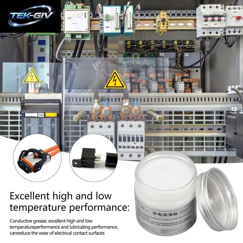 Elektrisches Kontaktfett, 100 G, Leitfähige Paste, Elektronik, Zündkerzen-Verbundfett, Wasserfest, Hitzebeständig, Dielektrisches Fett