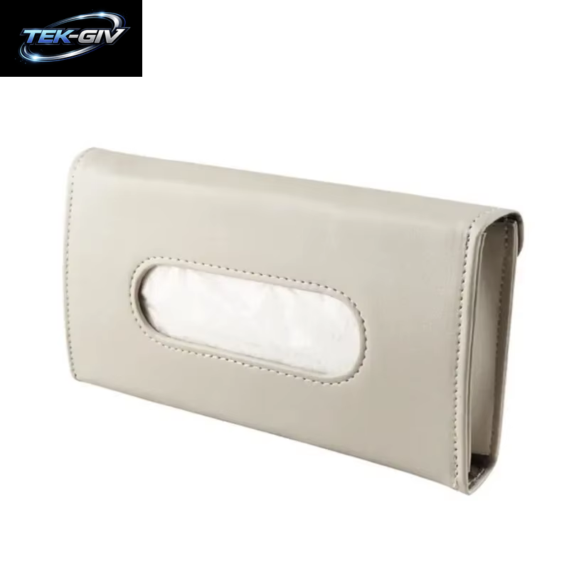 Neue PU Leder Tissue Box Auto Auto Lkw Sonnenblende Hängen Halter Auto Tissue Boxen Auto Innen Lagerung Dekoration Zubehör