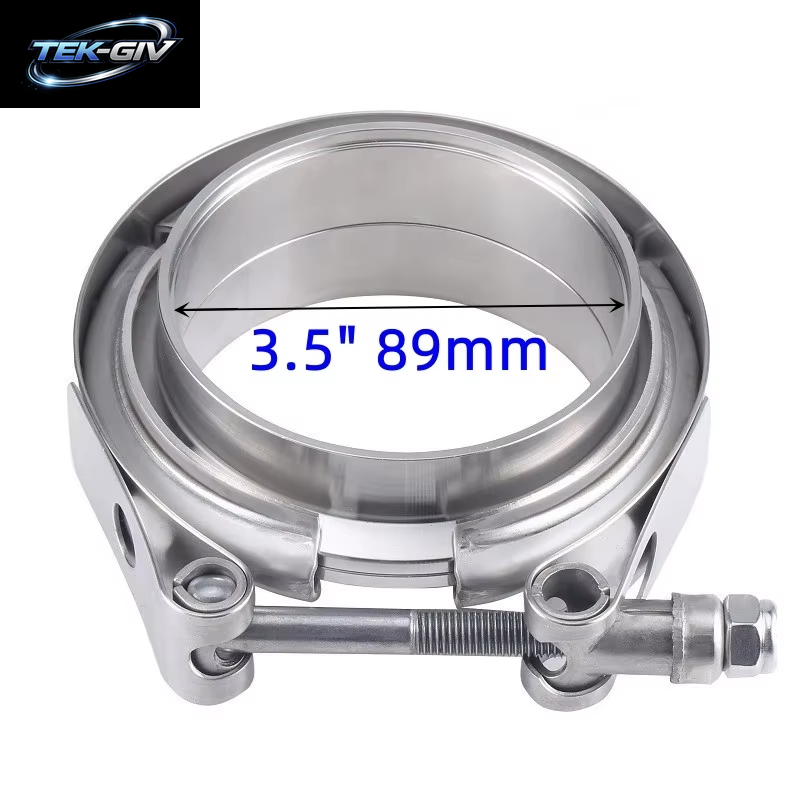 V-Band-Klemme, Männlich, Weiblich, Auspuffflansch, 304 Edelstahl, Turbo-Schalldämpfer-Rohr-Kits, Entriegelung, Autozubehör, 2 Zoll, 2,5 Zoll, 3 Zoll, 3,5 Zoll, 4 Zoll
