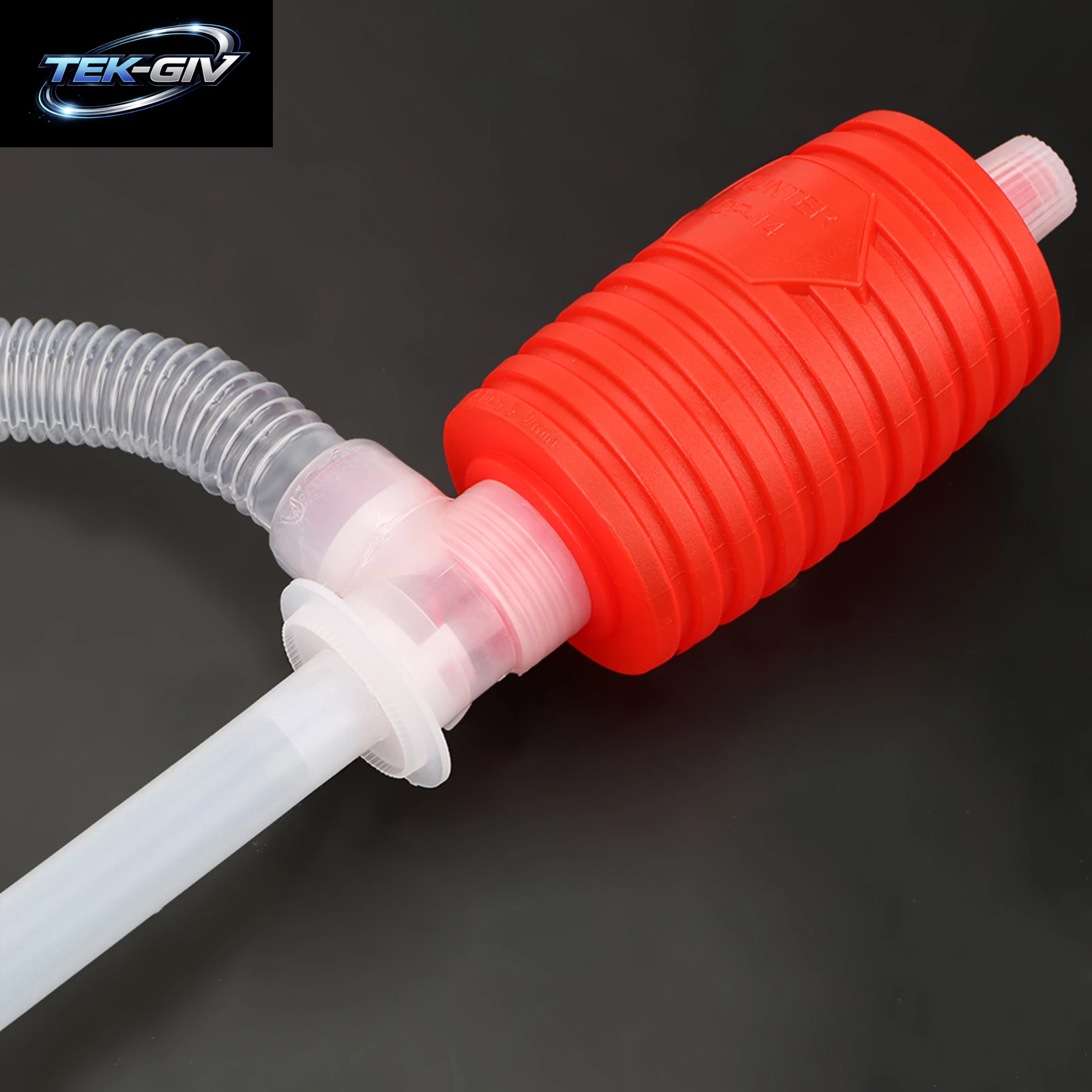 Kraftstofftransferpumpe, Manuelle Siphonpumpe Für Flüssigkeits-/Kraftstofftransfer, Großer Quetschsiphon, 10 Liter Pro Minute, Mund-Siphoning