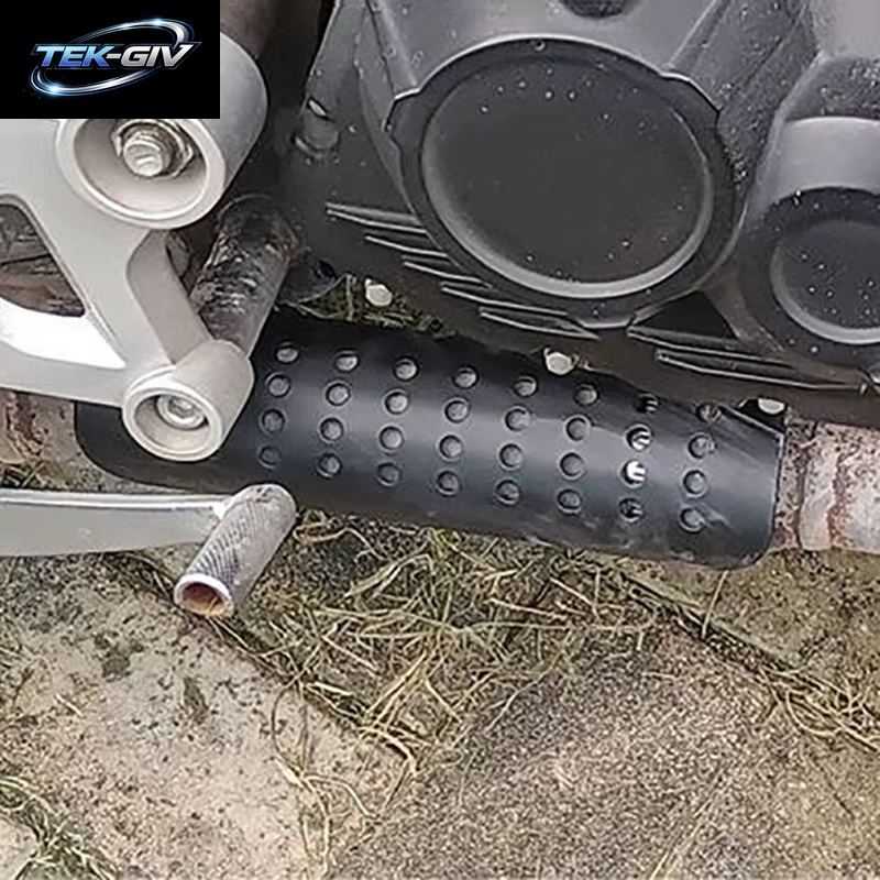 Universal Motorrad Auspuff Hitzeschild Abdeckung Schalldämpfer Schutzfolie Moto Zubehör Fit Für Motorrad