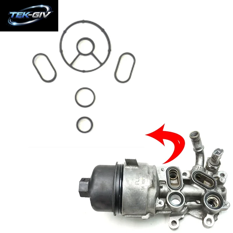 Motoröl Kühler Ölfilter Gehäuse Dichtung Für Galaxie Kuga I Mondeo IV S-Max Citroen C5 Peugeot 2,0 Cc Hdi Tdci Diesel