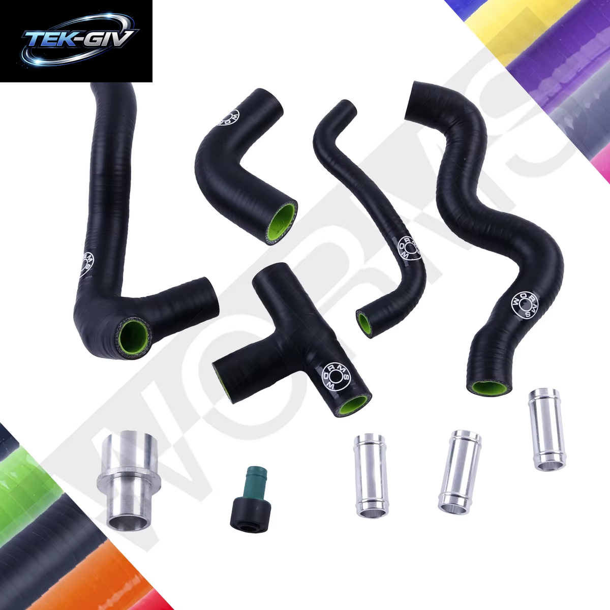 Für 2001-2003 Audi A3 1999-2005 VW Bora Jetta Golf Mk4 1,8 T AUQ AUM Silikon Kurbelgehäuse Verschnaufpause Schlauch Kit