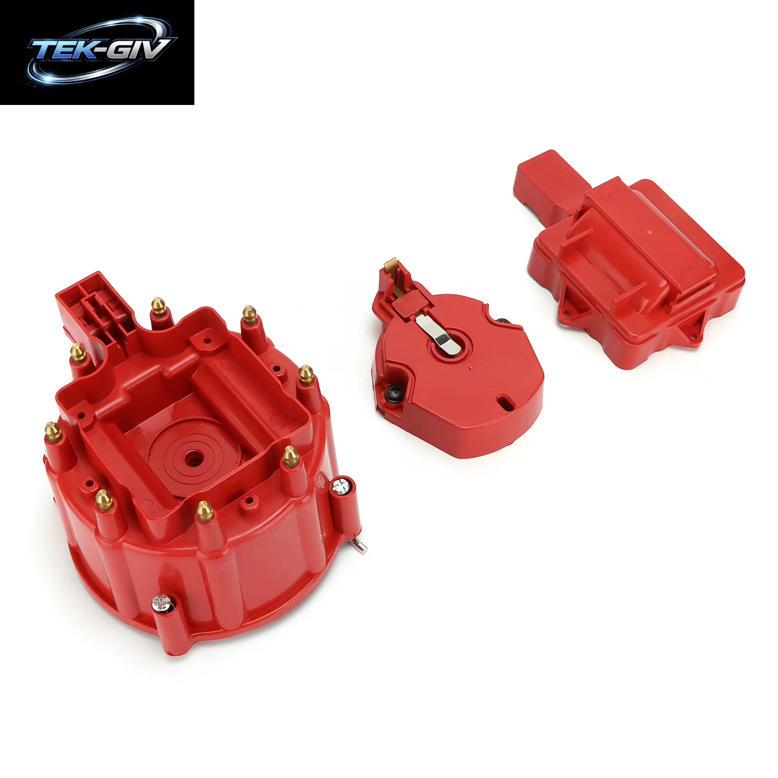 Auto Verteiler Deckel Mit Spulen Rotor Autozubehör Für Chevy V8 265 283 307 327 350 383 396 400 402 427 454 472 502 Motoren