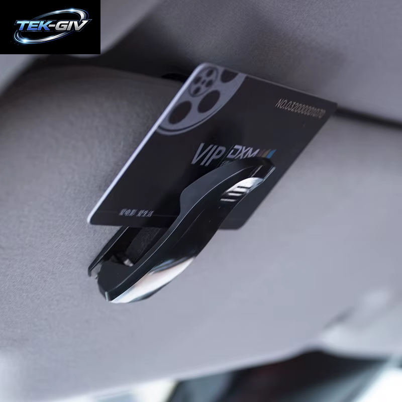 Universal Auto Sonnenblende Gläser Box Sonnenbrille Clip Karte Ticket Halter Stehen Verschluss Stift Fall Brillen Clips Auto Zubehör
