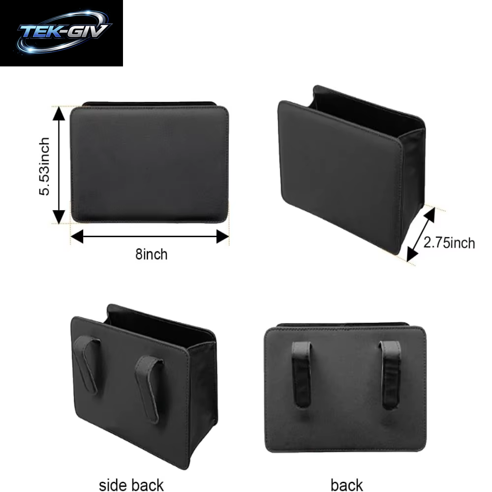 Tragbare Auto Mülleimer Hängende Lagerung Box Multi-Funktionale Lagerung Faltbare Sitz Zurück Lagerung Box Auto Innen Zubehör