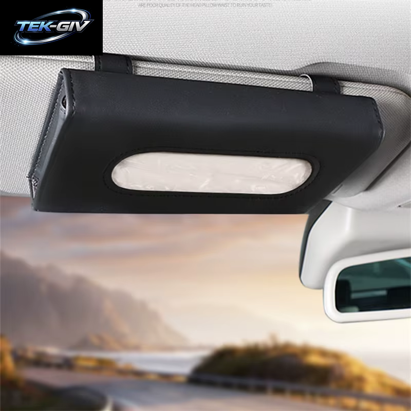 1Pcs Auto Tissue Box Handtuch Sets Auto Sonnenblende Tissue Box Halter Auto Innen Lagerung Dekoration Für BMW Auto Decor Zubehör