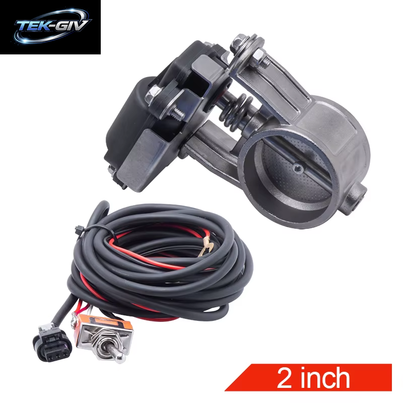 2"/2,36"/2,5"/2,75"/3"/3,5"/4,0" Zoll Elektrisches Abgasregelventil Auspuffabschaltventil Mit Schaltersteuerung