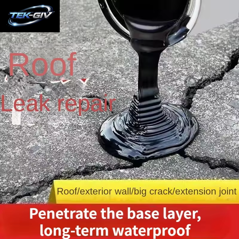 Kartuskleber, Außendachlage, Asphalt, Wasserdichtigkeit, Auslaufverstopfung, Beschichtung, Polyurethan-Wasserdichtungsmaterial