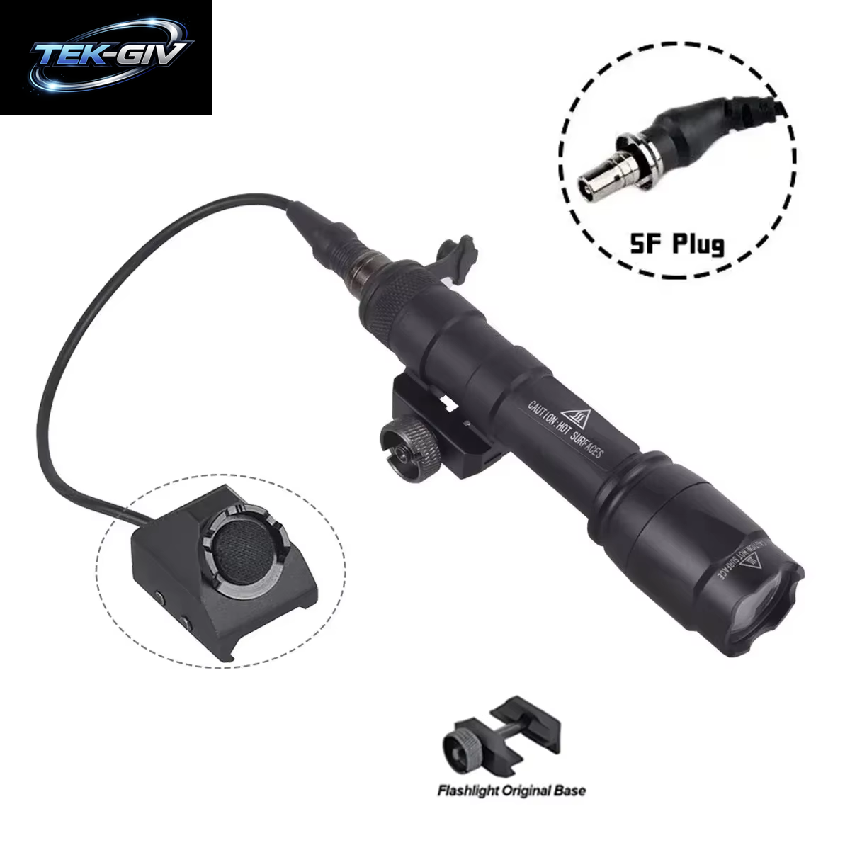 Surefire M300 M600 Taschenlampe Fit 20Mm Schiene Gewehr Airsoft Mit EINHEIT Modbutton Lite Druck Schalter M600B M600C LED Scout Licht