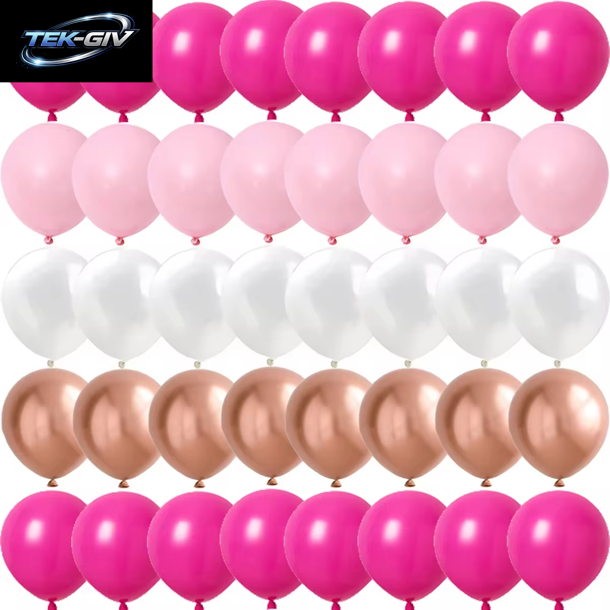 Rose Rosa Metall Latex Konfetti Konfetti Luftballons Hochzeit Dekorationen Matte Globos Neujahr Geburtstag Party Dekorationen