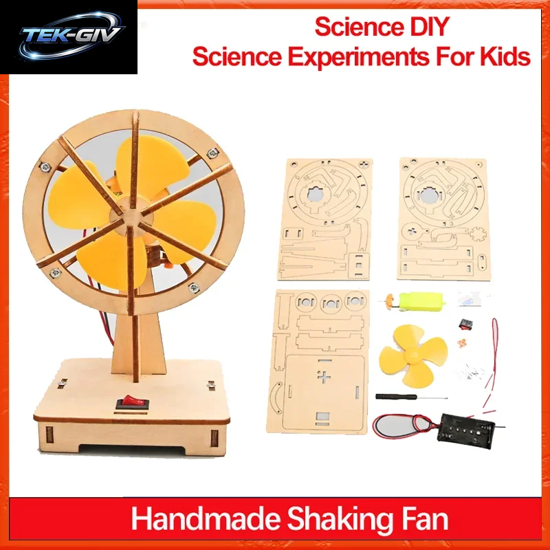 DIY Physikalisches Modell Wissenschaftsexperiment Lernspielzeug Ventilator Klimaanlage Waschmaschine Handgefertigte Kleinproduktion