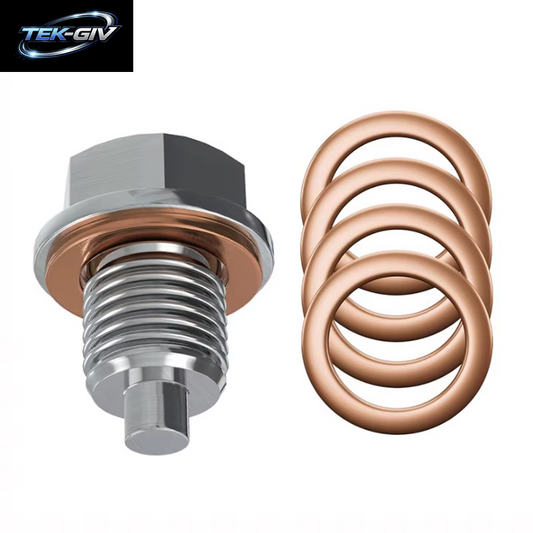 M14 X 1,5 M12 M16 M18 M20 Magnetic Öl Ablauf Stecker, Edelstahl Öl Ablauf Stecker Mit 5 Stücke Kupfer Zerquetschen Waschmaschine Für Ford GM