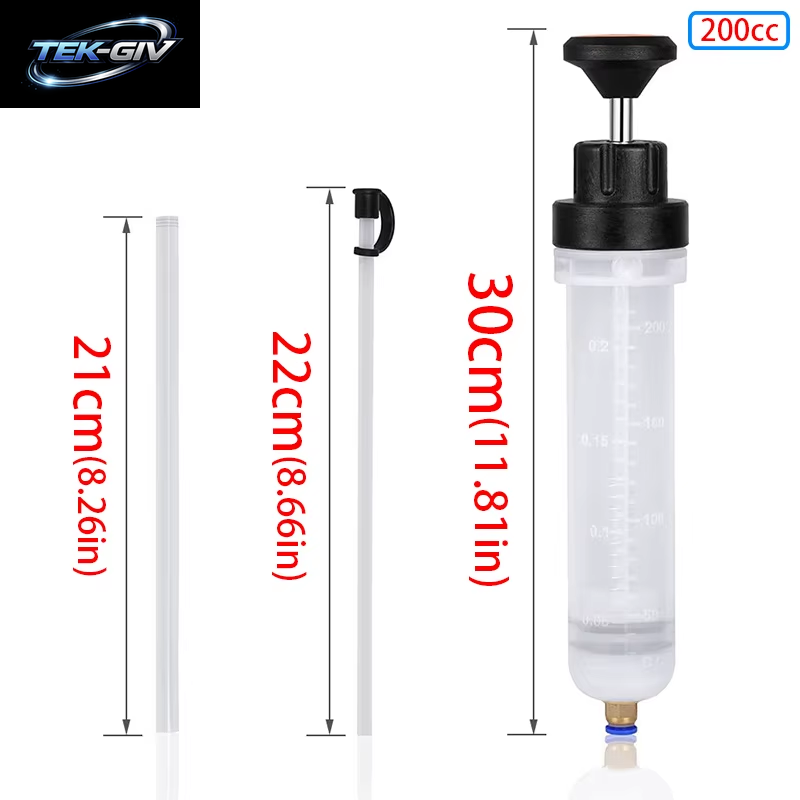 Ölspritzenpumpe, Spritze, Kraftstoffübertragung, 100/200/500/150 Ml, Große Kapazität Für Bremsflüssigkeitsmotoren, Wiederverwendbare, Waschbare Pumpe