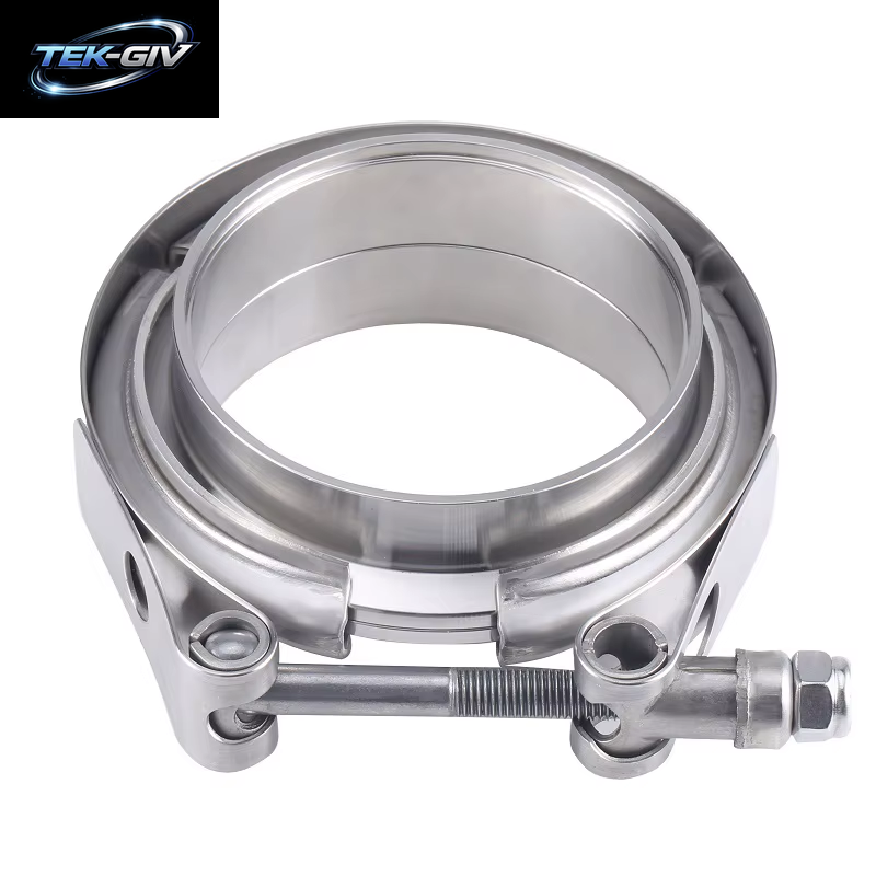 304 Edelstahl 2" 2,25" 2,5 3 Zoll 51 63 76 Mm V-Band-Klemme Turbo-Auspuffrohr V-Band-Klemme Männlich Weiblich Flansch V-Klemme-Kits
