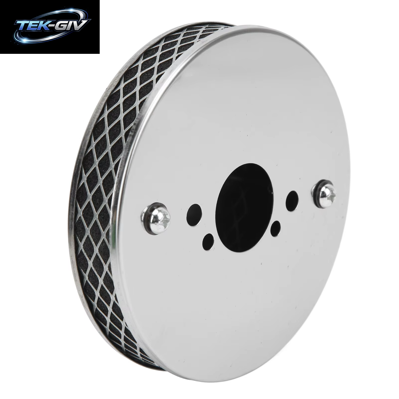 14X3Cm High Flow Luftfilter Chrom Metall Ersatz Für Su 1 ¼ Zoll Vergaser