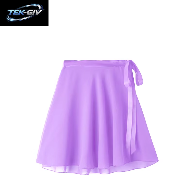 Ballettrock Für Mädchen, Tutu-Röcke Für Ballett, Tanz, Chiffon-Röcke, Elastische Taille, Kurzer Ballettrock Für Mädchen