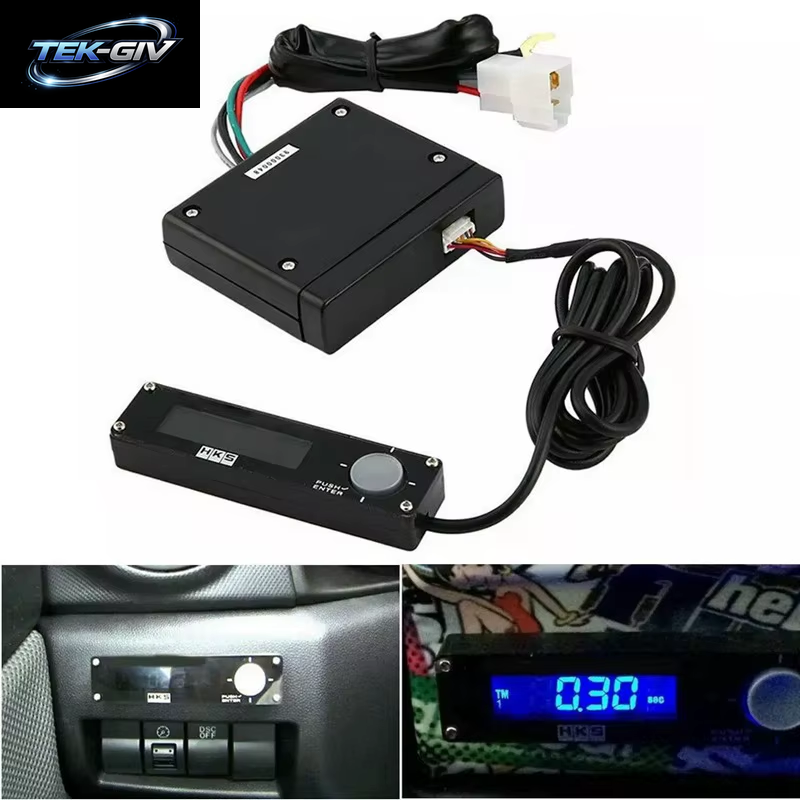 Auto Turbo Timer Weiß/Rot/Bule Didital Led Display HUD Universial Auto Accessiores