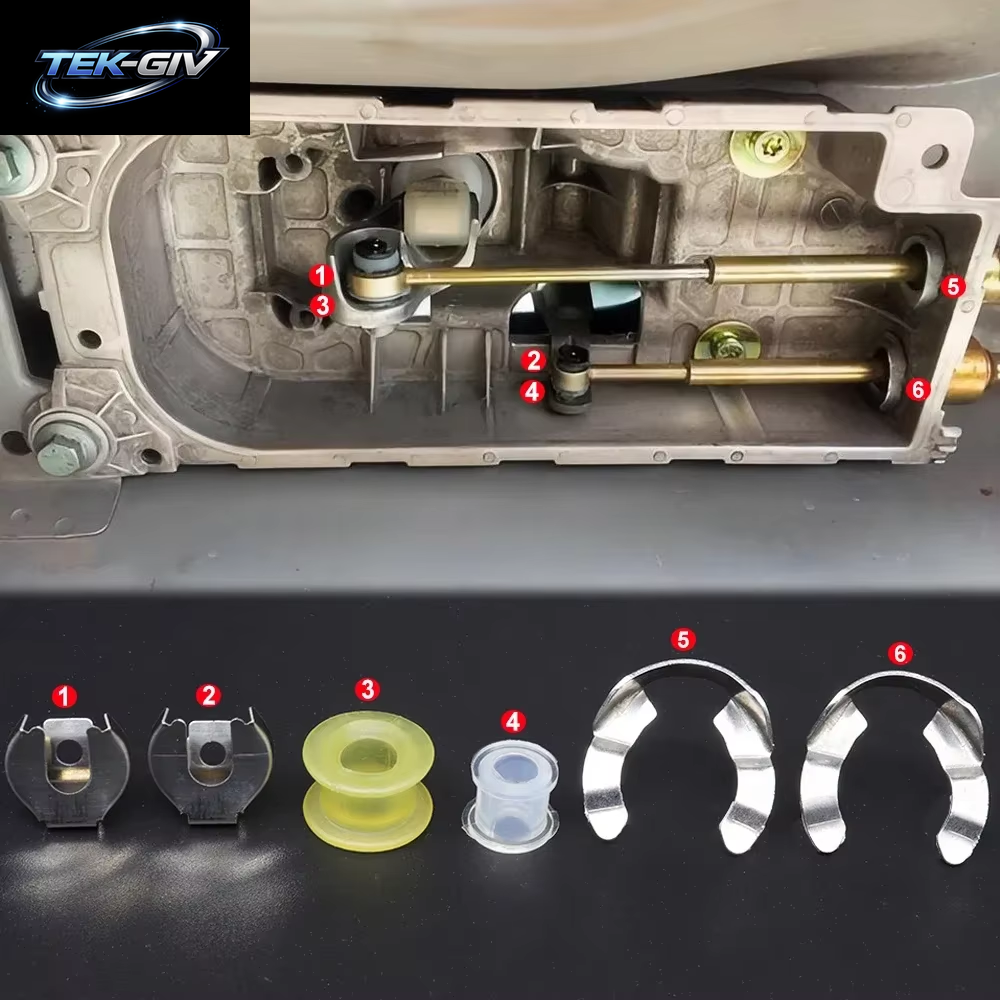 Schaltgetriebe Schaltkabel Buchse Sicherungsscheibe Schalthebel Selector Linkage End Rod Kit Für Audi VW SEAT Skoda Ersatz