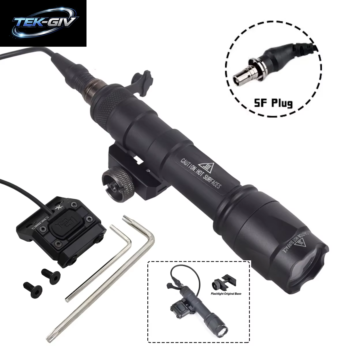 Surefire M300 M600 Taschenlampe Fit 20Mm Schiene Gewehr Airsoft Mit EINHEIT Modbutton Lite Druck Schalter M600B M600C LED Scout Licht