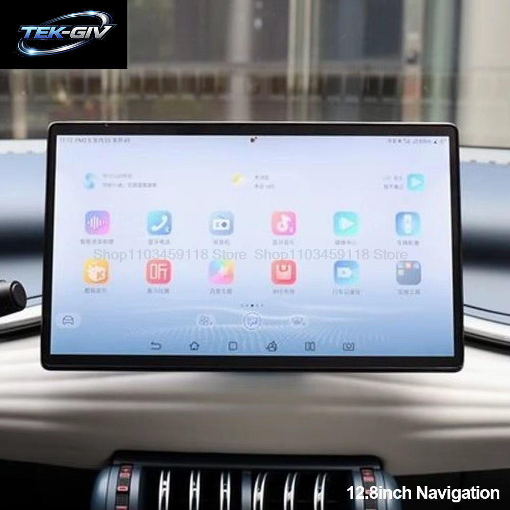 Displays Chutz Folie Aus Gehärtetem Glas Für Byd Atto 3 Yuan plus 12,8 15,6 Auto Zoll Zoll GPS Navigation Anti-Scratch