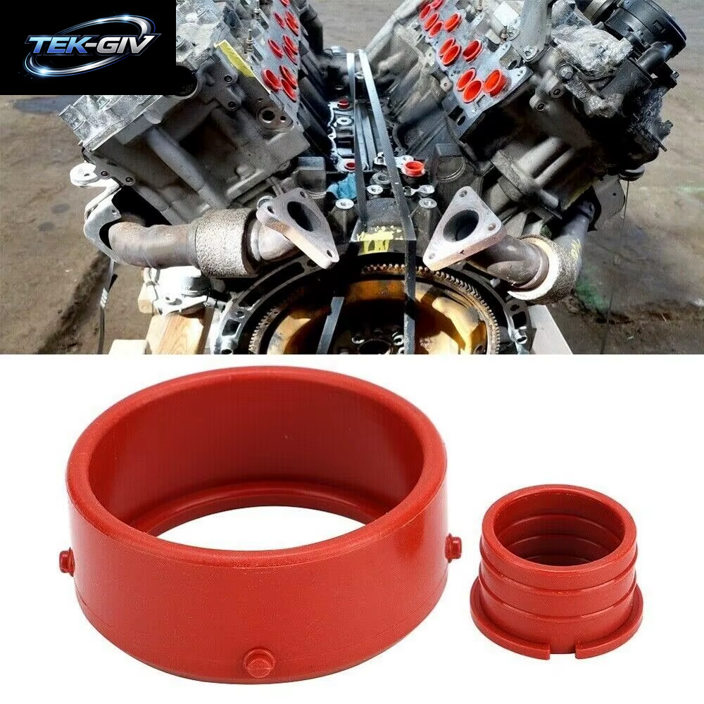 Dichtungsring-Set Für Turbo-Ansaug- Und Entlüfter Aus Rotem Gummi a 6420940080 6420940580 Für Mercedes-Benz OM642 CDI CRD Autozubehör