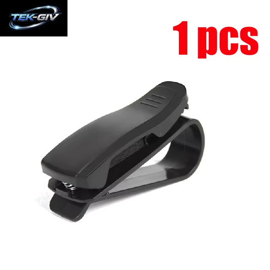 Universal Auto Sonnenblende Gläser Box Sonnenbrille Clip Karte Ticket Halter Stehen Verschluss Stift Fall Brillen Clips Auto Zubehör