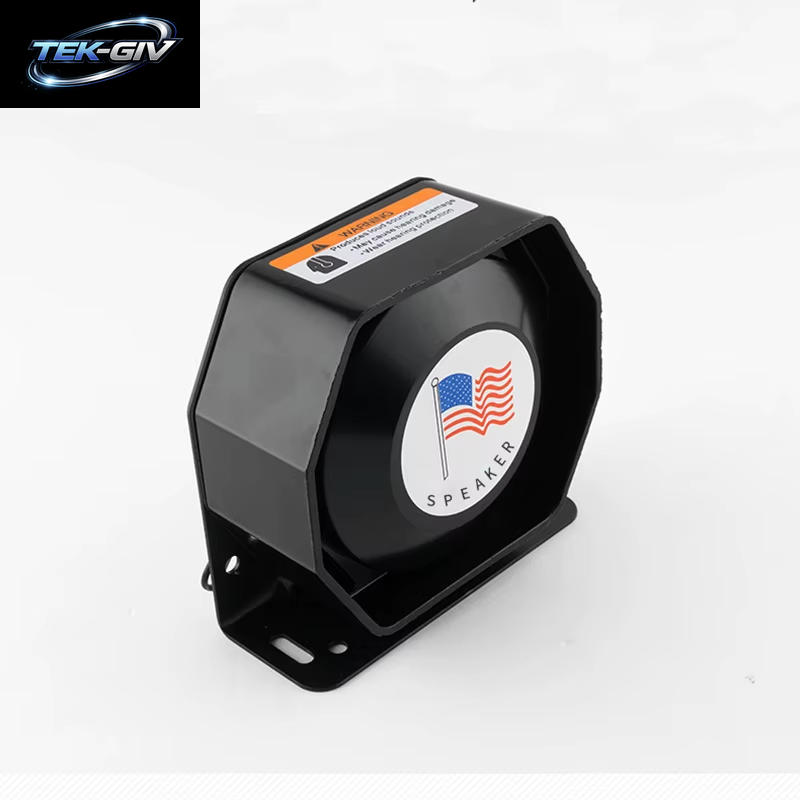 Auto Montierte Alarmmodifikation Werbehupe 12V24V Autoalarmhupe Großer Lautsprecher 300W Alarmhupe Auto Schwarze Fronthupe