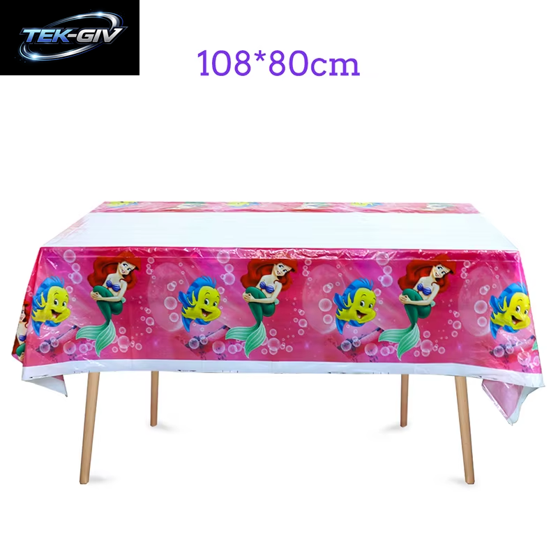 Die Kleine Meerjungfrau Geburtstag Party Dekoration Prinzessin Ariel Papier Serviette Teller Tasse Tischdecke Luftballons Kinder Baby Shower Supplies