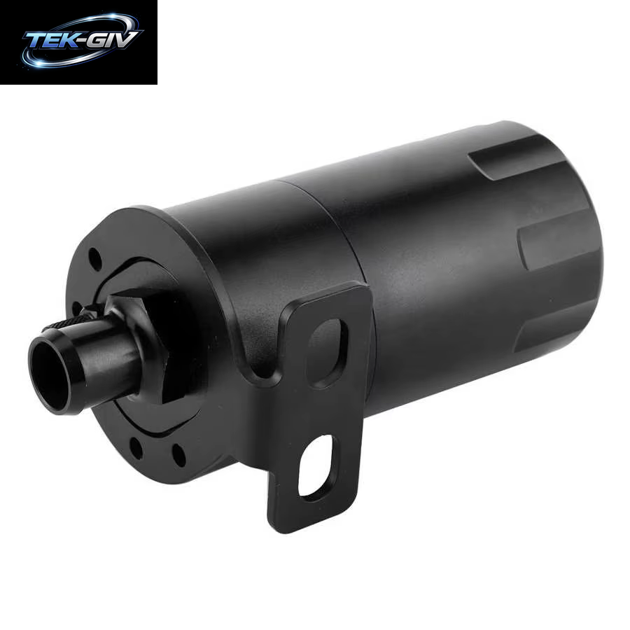 500ML Auto Öl Fangen Können Reservoir Tank Aluminium Legierung AN10 5/8In Port Universal Auto Zubehör Verblüfft Verschnaufpause Reservoir