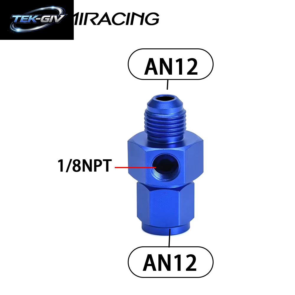 An4 An6 An8 An10 AN12-1/8 Npt Ein Drehgelenk Verbindung Für Öl Messgerät Sensor Seite Port Adapter Legierung Fackel Armteil