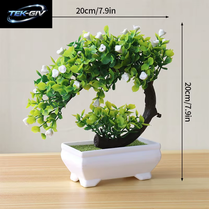 Künstliche Topfblumen, Pflanzen, Bonsai, Gefälschte Pflanze, Blumentopfornamente Für Den Garten, Kleiner Künstlicher Baum, Heimdekorationszubehör