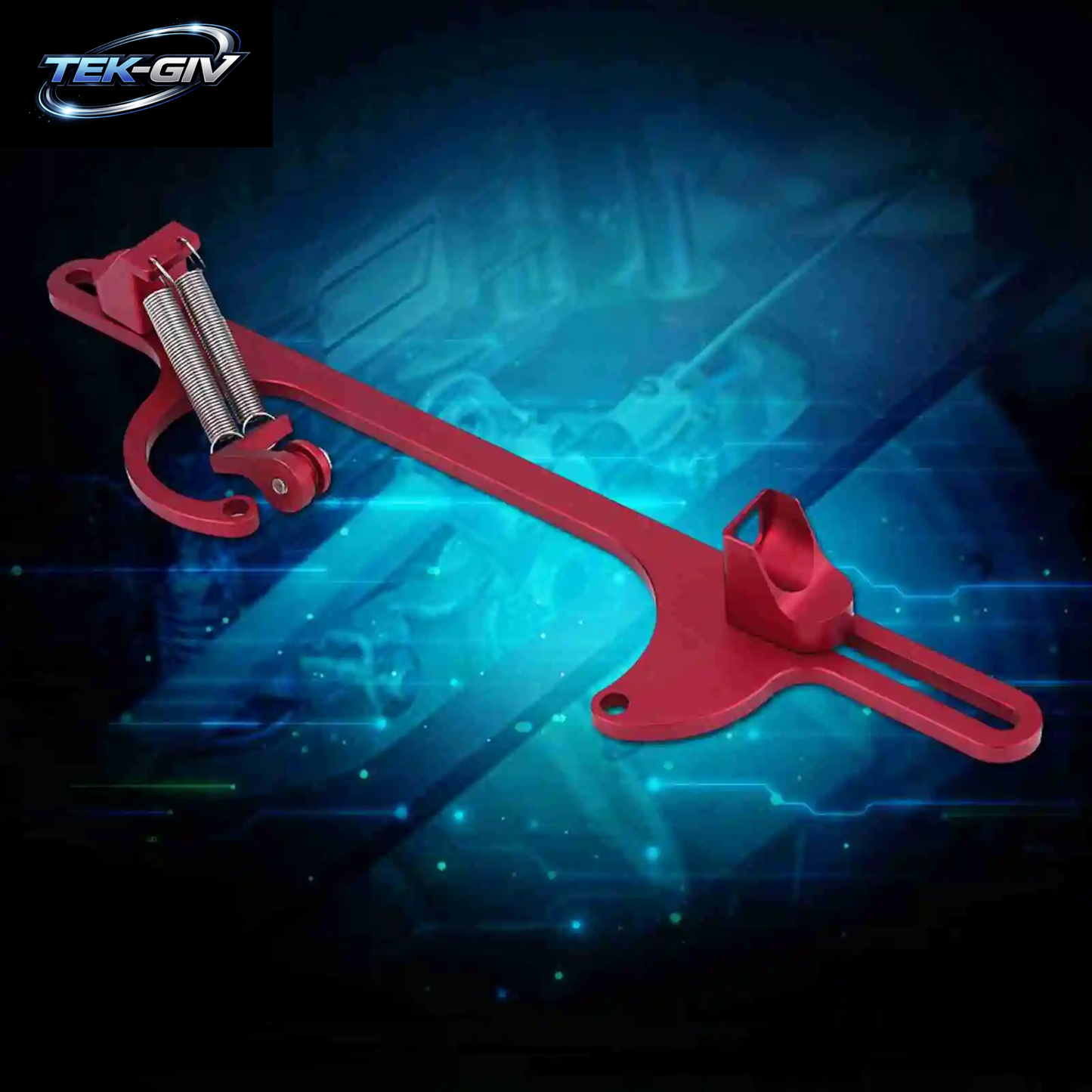 Billet Aluminium Gaszug Vergaserhalterung Für Holley 4150 & 4160 Serie Vergaser Rot