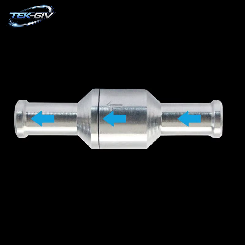 6/8/10/12Mm Nicht-Rück One-Weg Kraftstoff Überprüfen Ventil Aluminium Legierung Benzin Für Schlauch Vakuum Auto Automobil Öl Wasser Pumpen