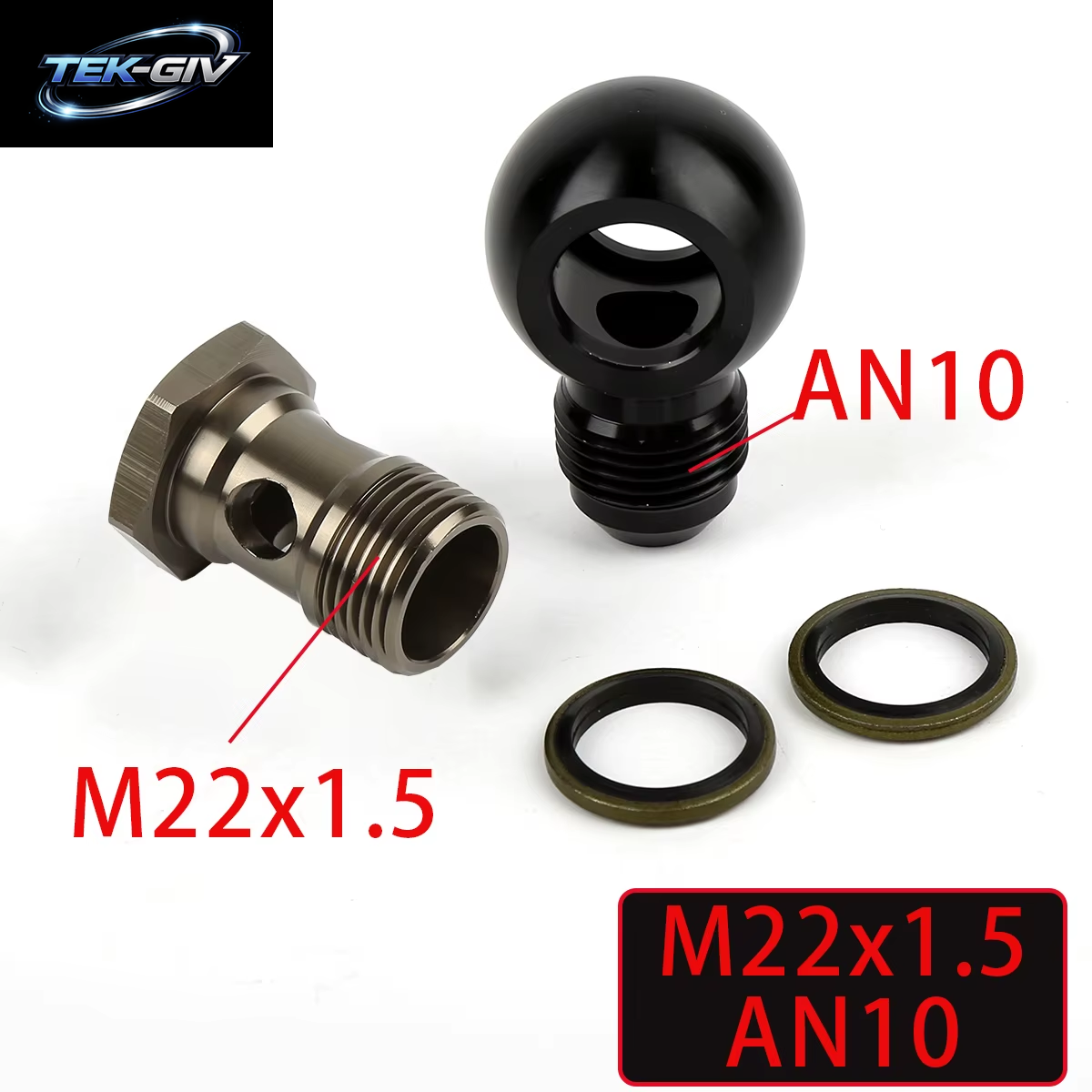 Aluminium M16X1, 5 M18 * 1, 5 M22 * 1,5 Schraube Hydraulische Kupplungs Schraube & Banjo Adapter Bolzen Verschraubung Stecker An10 Kugel Verschraubung Adapters Atz