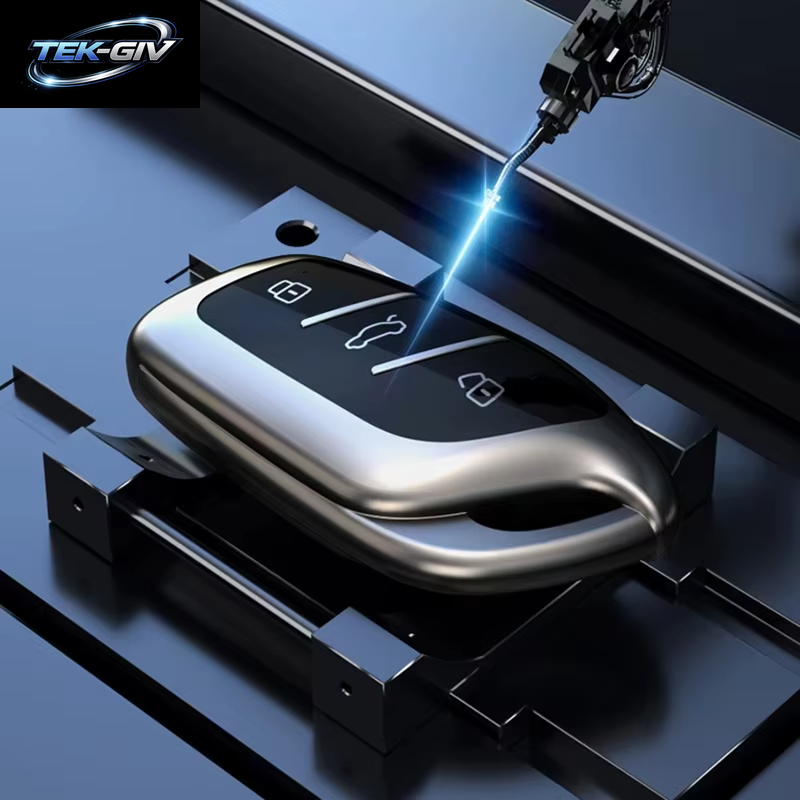 Titangrau Für MG4 2023 Mg4 Ev MG HS GT ZS EV ZX MG5 MG6 Smart Remote Autoschlüsselhülle Schlüsselanhänger Halter Fob Bag Zubehör